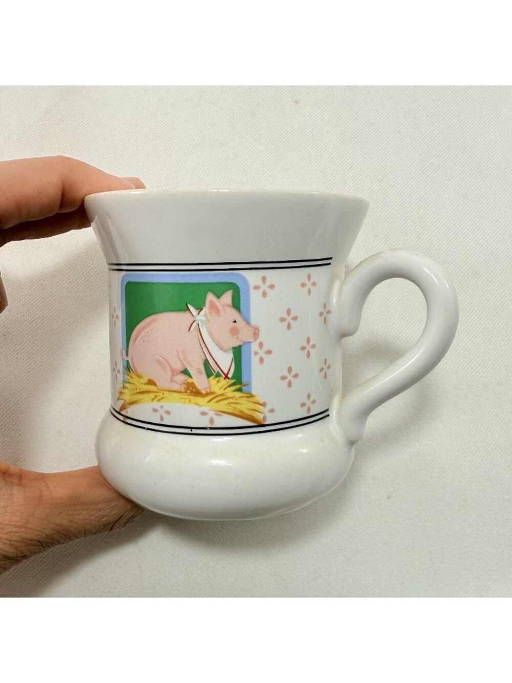 Vintage Pelzman Vandor Mug Cup Pig Baby Babe Countryside Country Farmhouse Farm